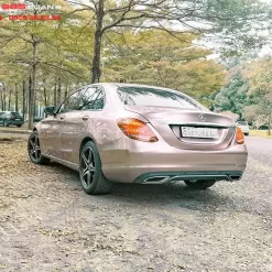 Wrap đổi màu xe Mercedes C200 10
