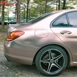 Wrap đổi màu xe Mercedes C200 9