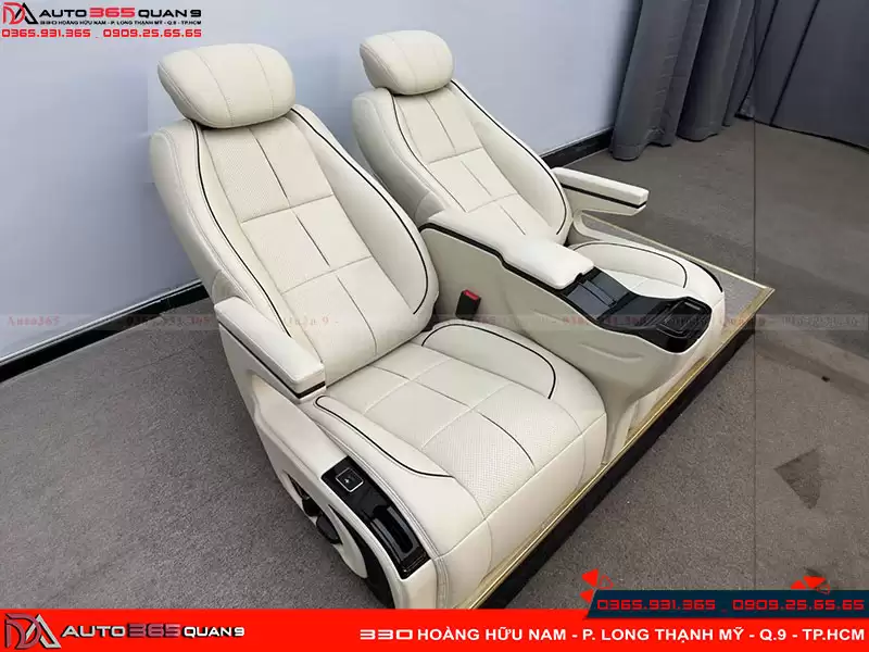 Độ ghế Limousine cho Hyundai Santafe 12