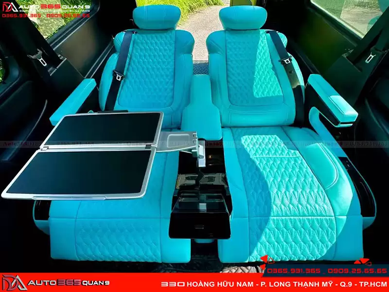 Độ ghế Limousine cho Hyundai Santafe 22