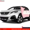 Wrap đổi màu xe Peugeot 3008 màu Shell Pink