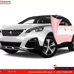 Wrap đổi màu xe Peugeot 3008 màu Shell Pink