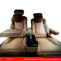 Nâng cấp ghế VIP có bàn làm việc cho Ranger Rover tại Auto365 Quận 9
