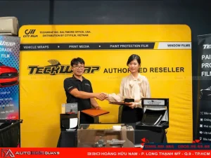 Buổi lễ ký kết hợp tác giữa Teckwrap và Auto365 Quận 9 vừa diễn ra