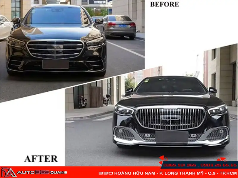 Độ bodykit Maybach cho Mercedes S450 2