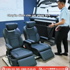 Độ ghế VIP cho các dòng xe SUV phong cách sang trọng, tiện ích tối ưu
