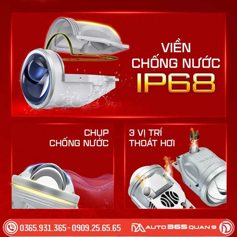 Khả năng chống nước của bi gầm X-Light X3 Ultra
