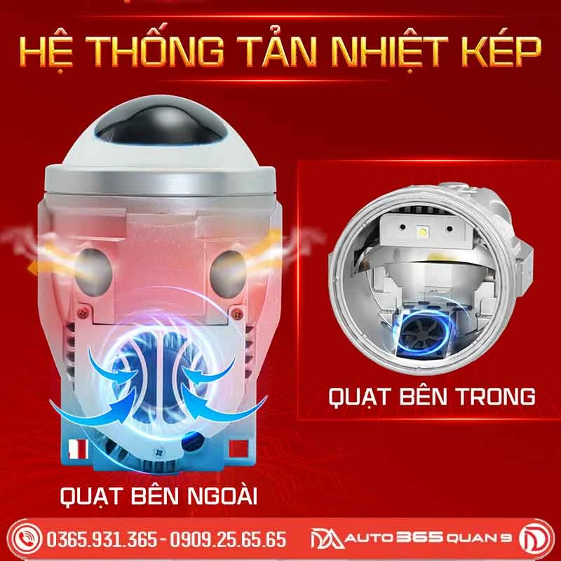 Hệ thống tản nhiệt của bi gầm X-Light X3 Ultra